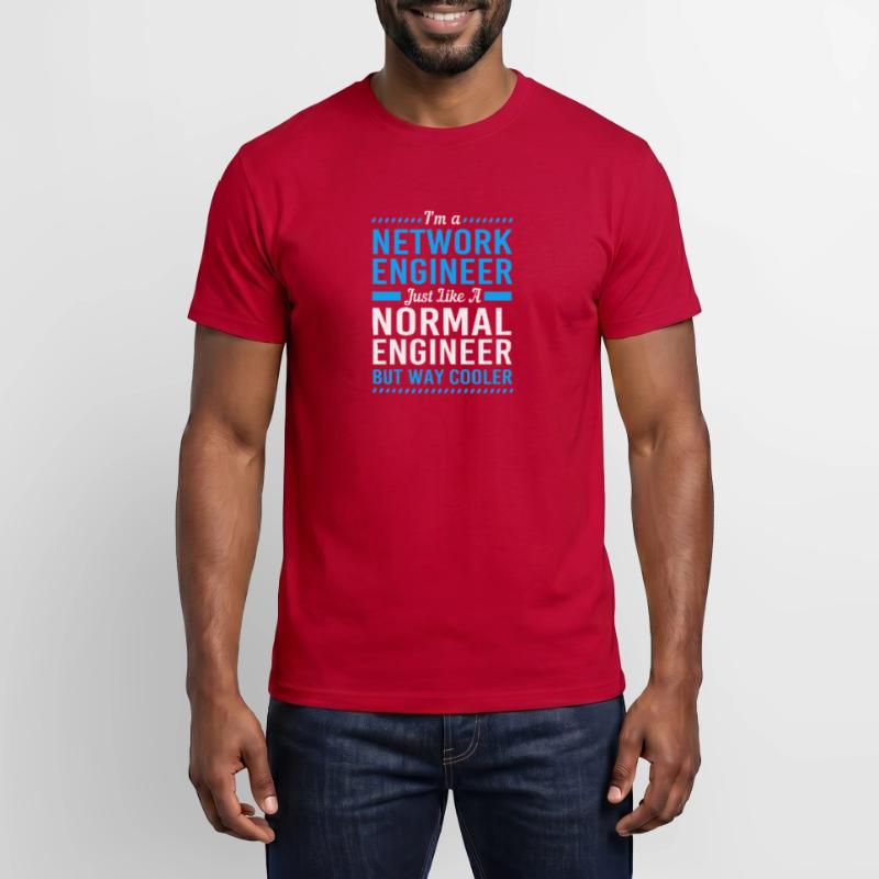 Network Computer Scientist Programmer Admin Men’s T-shirt