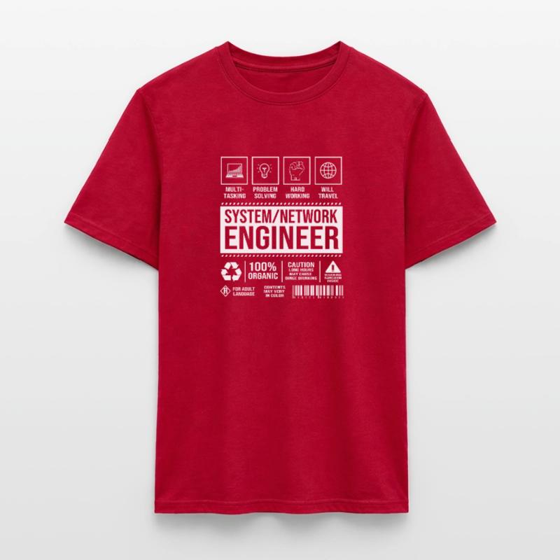 Network Computer Scientist Programmer Admin Men’s T-shirt
