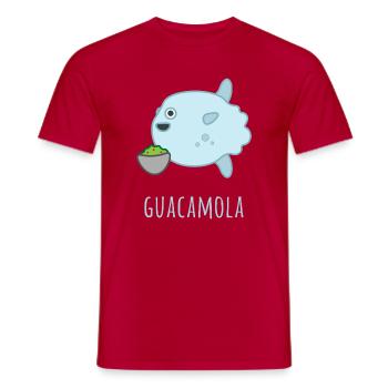 Mola Mola Guacamola - Men's T-Shirt - red - Front - AI Model Male 178 dark (178cm)