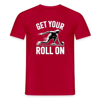 Boccia King Precision Passion - Men's T-Shirt - red - Front - AI Model Male 178 dark (178cm)