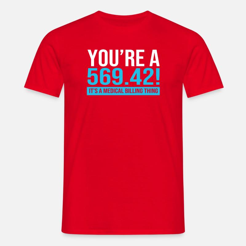 Medical Coder - Men's T-Shirt - red