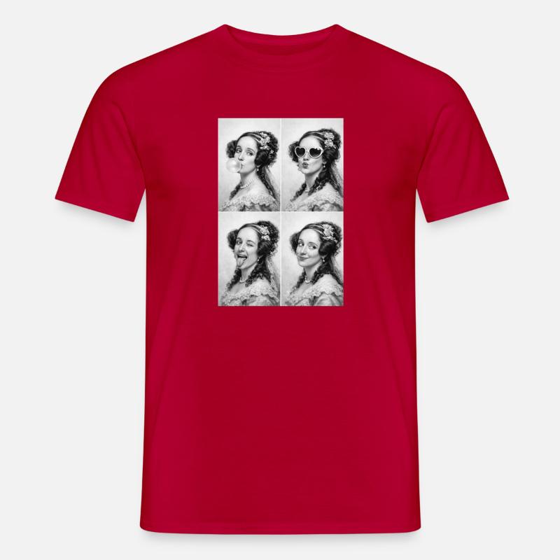 Ada Lovelace Collage - Männer T-Shirt - Rot