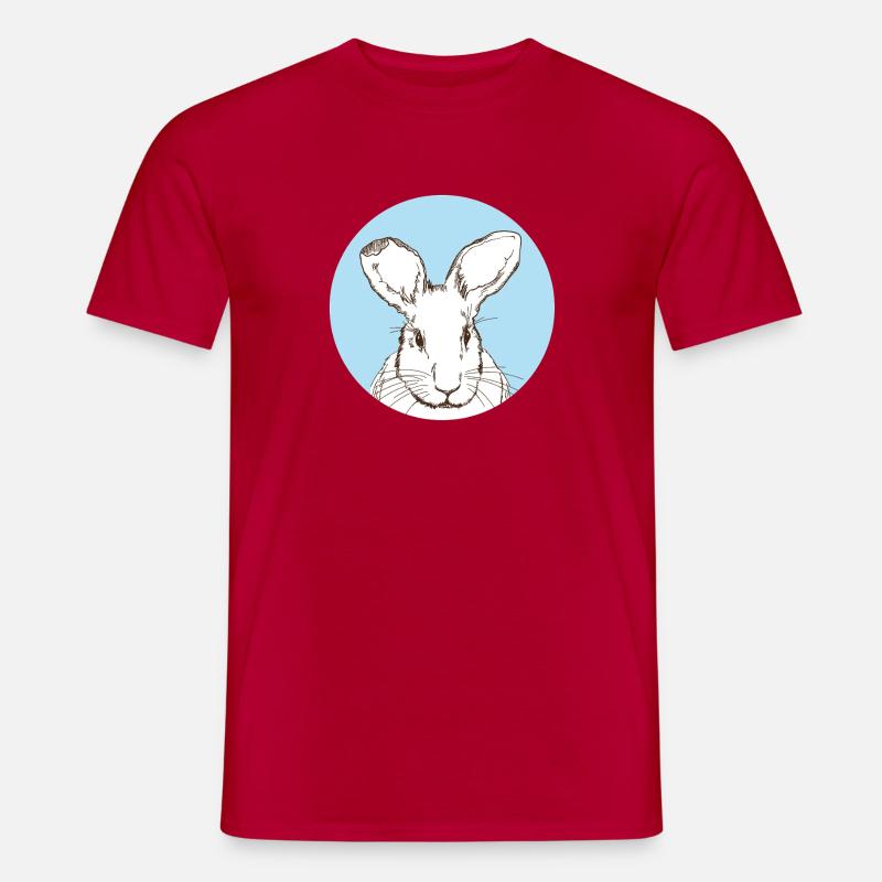 Kanin - Mænd T-shirt - rød