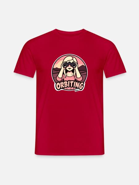 Orbiting Explorer - Männer T-Shirt - Rot