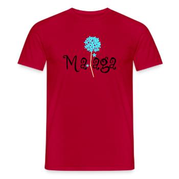 Malaga Biznaga - Männer T-Shirt - Rot - Vorne - AI Model Male 178 dark (178cm)