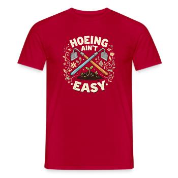 Ferrer n’est pas facile – jardiner pour femmes - T-shirt homme - rouge - Devant - AI Model Male 178 dark (178cm)