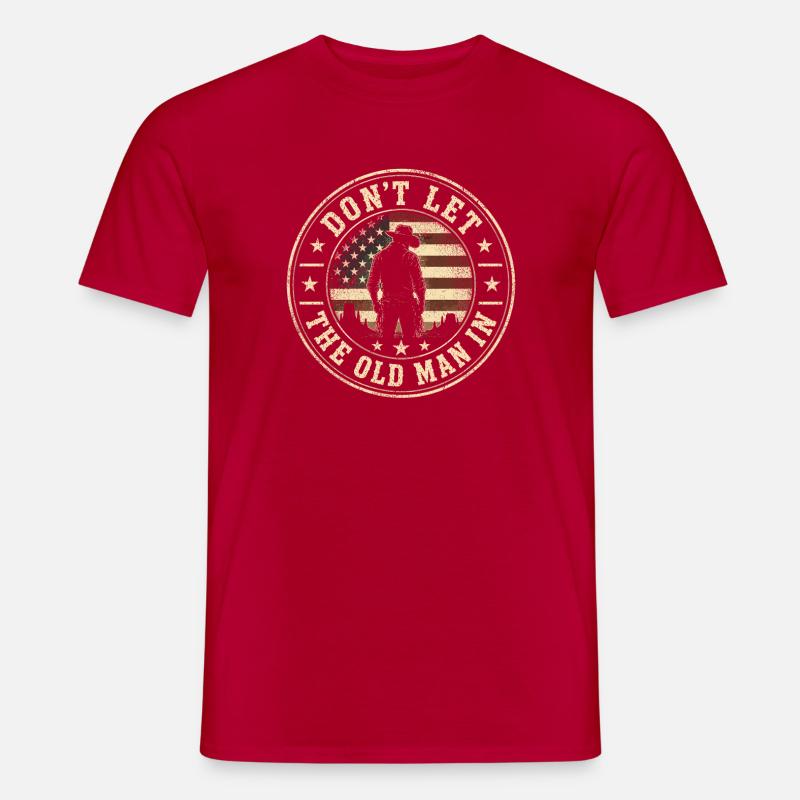 Lass den Alten Mann nicht los - Männer T-Shirt - Rot
