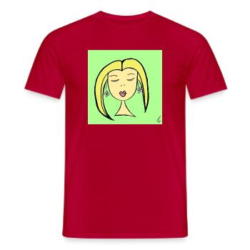 Bez_nazwy_181_202604291339_26166 - T-shirt homme - rouge - Devant - AI Model Male 178 dark (178cm)