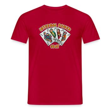 Skat: Mental strength - Men's T-Shirt - red - Front - AI Model Male 178 dark (178cm)