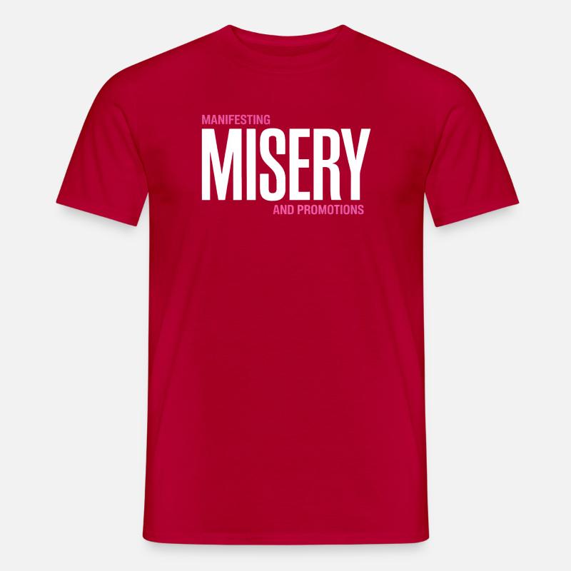 Elendsmanifest Tee - Männer T-Shirt - Rot