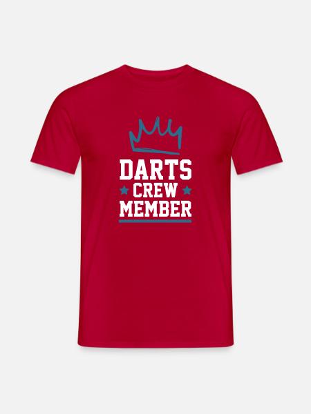 Darts Crew - Men's T-Shirt - red