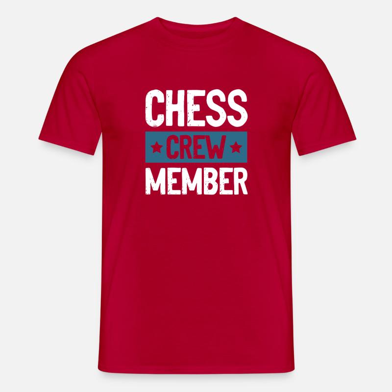Chess Crew - Männer T-Shirt - Rot