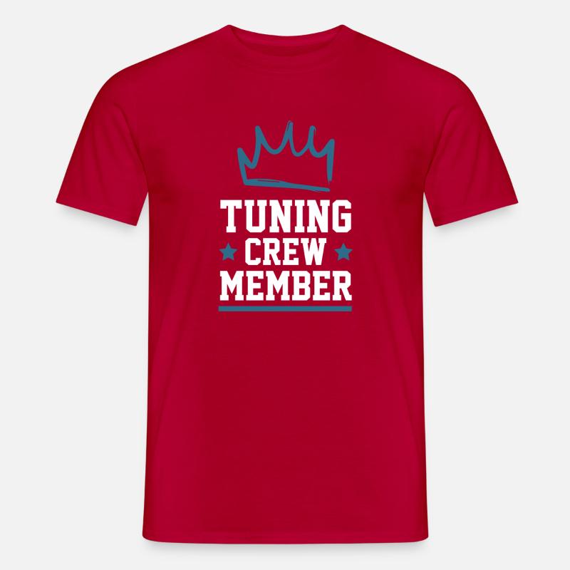 Tuning Crew - Männer T-Shirt - Rot