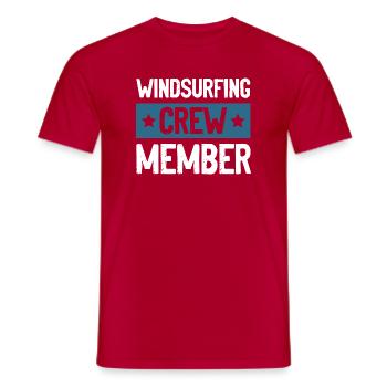 Wrestling Crew - Männer T-Shirt - Rot - Vorne - AI Model Male 178 dark (178cm)