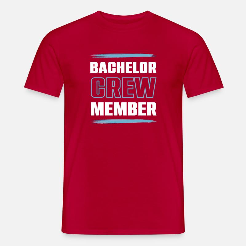 Bachelor Crew - Men's T-Shirt - red