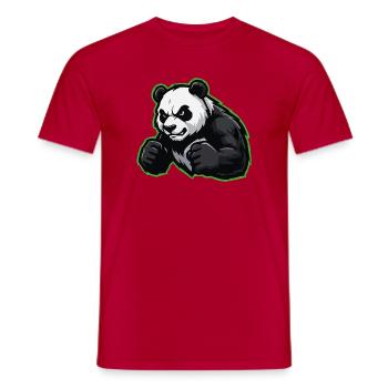 panda-esports - Männer T-Shirt - Rot - Vorne - AI Model Male 178 dark (178cm)