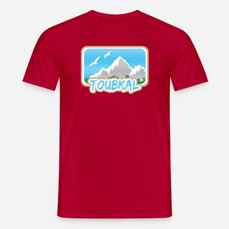 Toubkal - Männer T-Shirt - Rot
