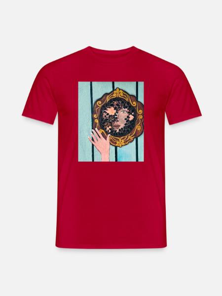 Seelenschönheit - Das wahre Gesicht - Männer T-Shirt - Rot