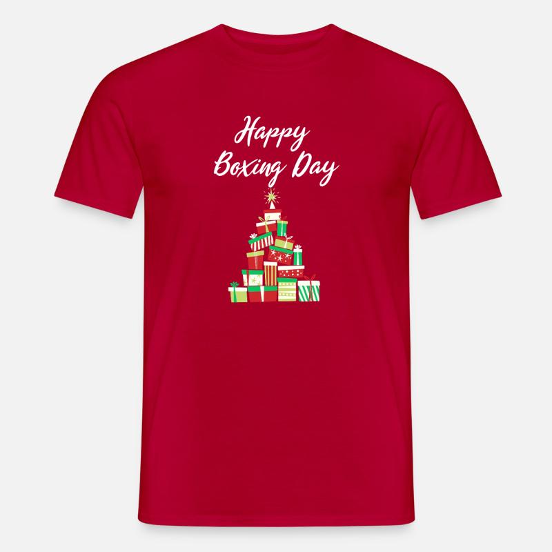 Happy Boxing Day Gift Stack - Men's T-Shirt - red