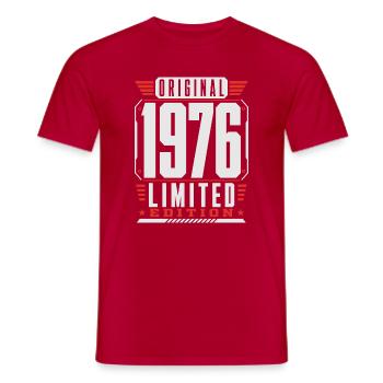 Original 1976 Limited Edition Racing - T-shirt homme - rouge - Devant - AI Model Male 178 dark (178cm)