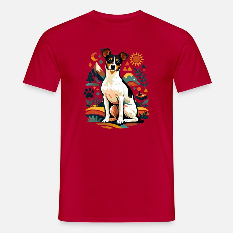 Bodeguero Folk Style - Männer T-Shirt - Rot