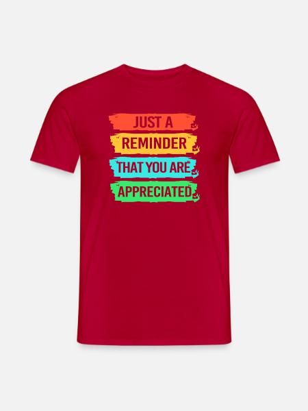 Mitarbeiter der Woche Mitarbeiter des Monats - Männer T-Shirt - Rot