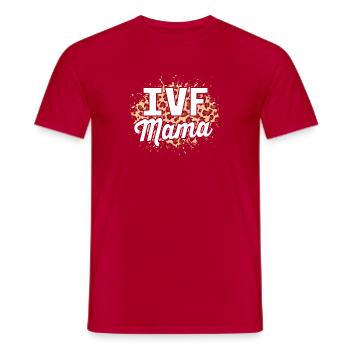Embryo Transfer Day Fetus Mom Mom - Men's T-Shirt - red - Front - AI Model Male 178 dark (178cm)