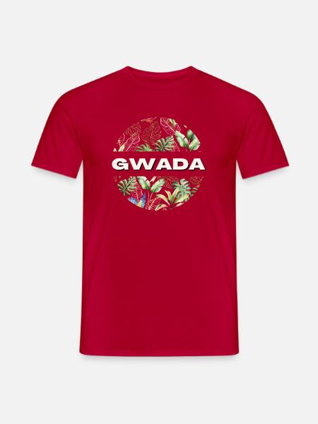 Gwada T-Shirt Gift Humor - Men's T-Shirt - red