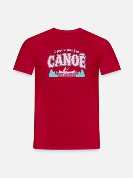 J'peux pas j'ai CANOE - T-shirt homme - rouge