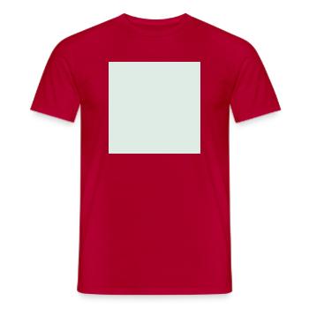 Modèle de texture de fond bleu Personnaliser - T-shirt homme - rouge - Devant - AI Model Male 178 dark (178cm)