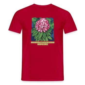 Infiniti Opportunities Flower - Men's T-Shirt - red - Front - AI Model Male 178 dark (178cm)