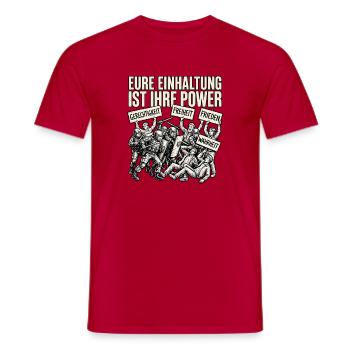 Wahrheit Nicht Verbergen - Männer T-Shirt - Rot - Vorne - AI Model Male 178 dark (178cm)