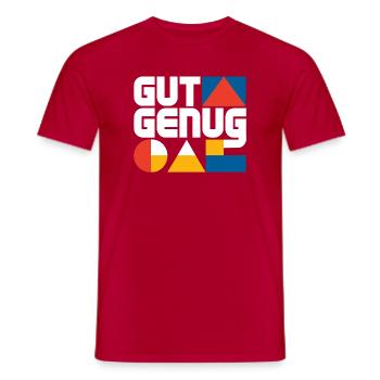 Gut Genug Selbstliebe Ich Bin Gut Genug Selbstwert - Männer T-Shirt - Rot - Vorne - AI Model Male 178 dark (178cm)