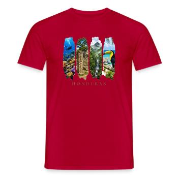 Honduras Urlaub Travel – Karibik Kultur & Land - Männer T-Shirt - Rot - Vorne - AI Model Male 178 dark (178cm)