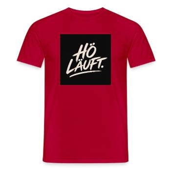 32D80E6E-8D52-40F7-B881-06B6BD64FBB6 - Männer T-Shirt - Rot - Vorne - AI Model Male 178 dark (178cm)