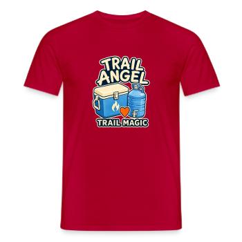 Sentier Angel Sentier Magique Appalachian Sentier Randonneur Gi - T-shirt homme - rouge - Devant - AI Model Male 178 dark (178cm)