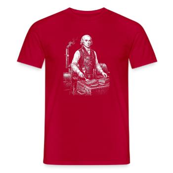 James Madison grille un barbecue - T-shirt homme - rouge - Devant - AI Model Male 178 dark (178cm)