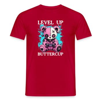 Pastel Goth Soft Goth Gaming Gamer - Männer T-Shirt - Rot - Vorne - AI Model Male 178 dark (178cm)