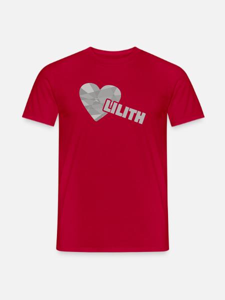 Heart Lilith - Men's T-Shirt - red