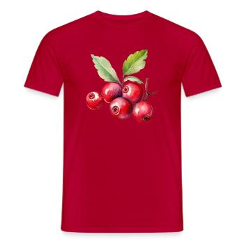 Cranberry Kostüm Karneval Fasching Rot Cranberries - Männer T-Shirt - Rot - Vorne - AI Model Male 178 dark (178cm)
