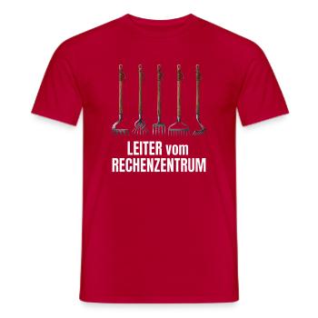 Leiter Vom Rechenzentrum Gartenarbeit Gärtner - Männer T-Shirt - Rot - Vorne - AI Model Male 178 dark (178cm)