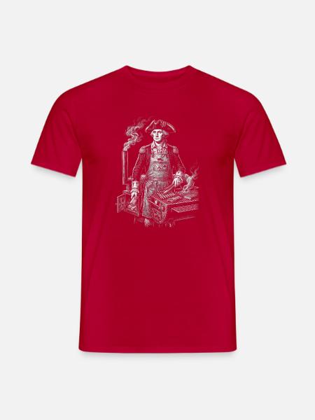 George Washington Grilling BBQ - Men's T-Shirt - red