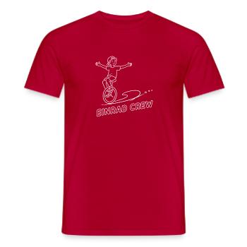 Einrad Crew – Einradfahren Zirkus Kinder Vektor - Männer T-Shirt - Rot - Vorne - AI Model Male 178 dark (178cm)