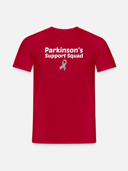 Parkinson-Unterstützungstrupp - Männer T-Shirt - Rot