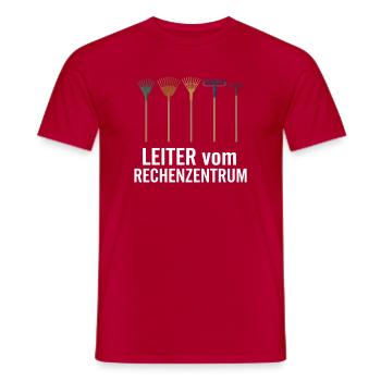 Leiter vom Rechenzentrum Gartenoutfit Gartenarbeit - Männer T-Shirt - Rot - Vorne - AI Model Male 178 dark (178cm)