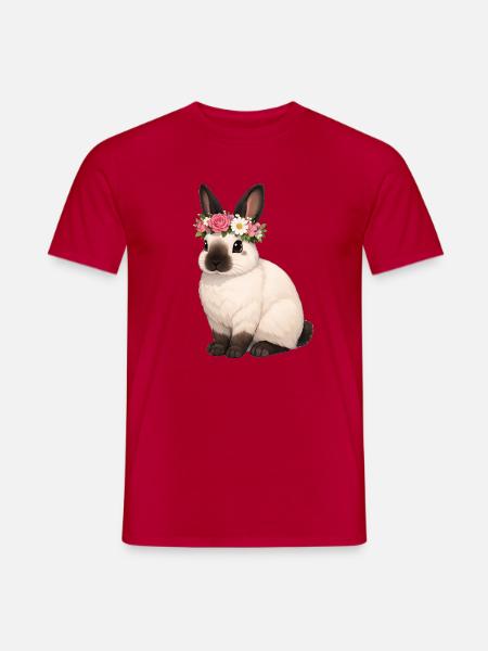 Californian Rabbit - Men's T-Shirt - red