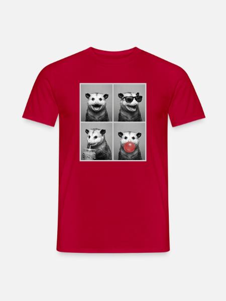Opossums Opossum - Men's T-Shirt - red
