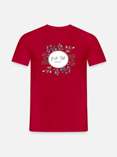 Beste Tante auf der Welt - Männer T-Shirt - Rot