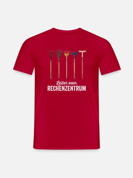 Admin Programmierer ITler Informatiker Spruch EXE - Männer T-Shirt - Rot