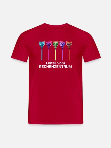 Landschaftsbauer Garten Schrebergarten - Männer T-Shirt - Rot